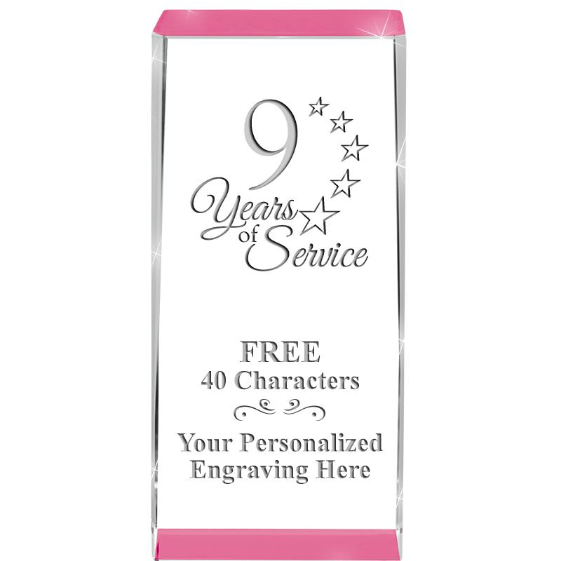 4.5" SPOTLIGHT PINK CRYSTAL