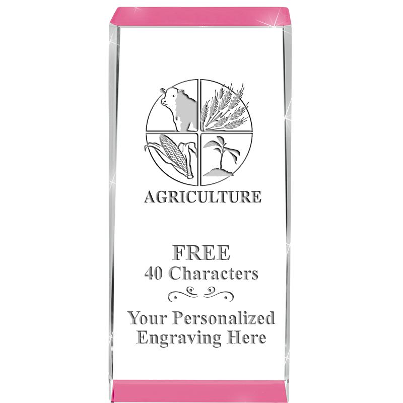 4.5" SPOTLIGHT PINK CRYSTAL