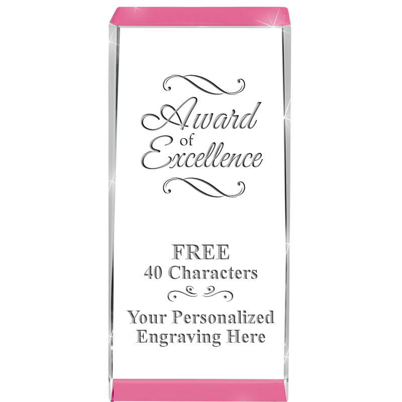 4.5" SPOTLIGHT PINK CRYSTAL