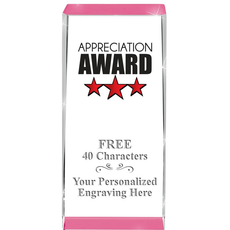 4.5" SPOTLIGHT PINK CRYSTAL