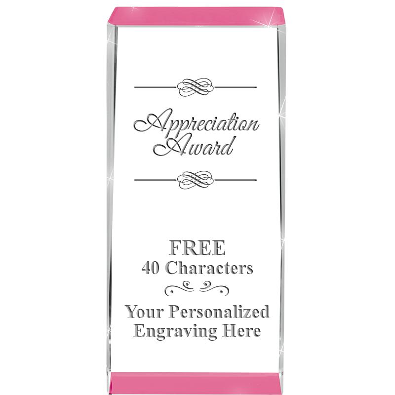 4.5" SPOTLIGHT PINK CRYSTAL