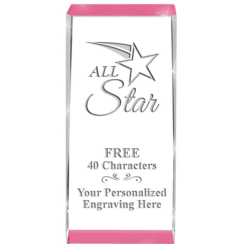 4.5" SPOTLIGHT PINK CRYSTAL