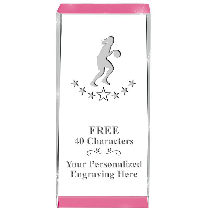 4.5" SPOTLIGHT PINK CRYSTAL