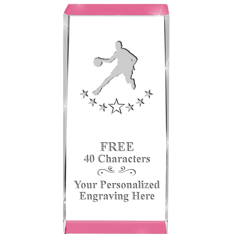 4.5" SPOTLIGHT PINK CRYSTAL