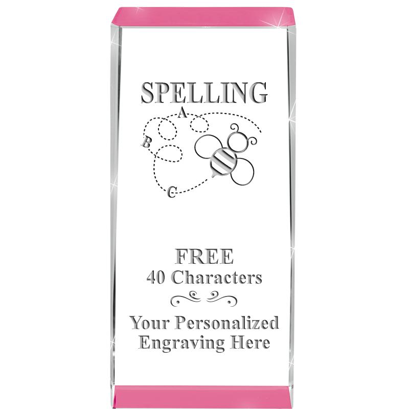 4.5" SPOTLIGHT PINK CRYSTAL