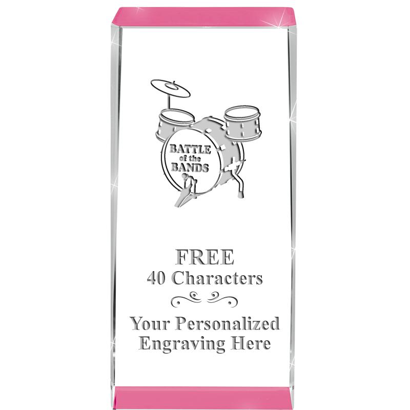 4.5" SPOTLIGHT PINK CRYSTAL