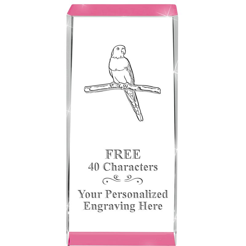 4.5" SPOTLIGHT PINK CRYSTAL