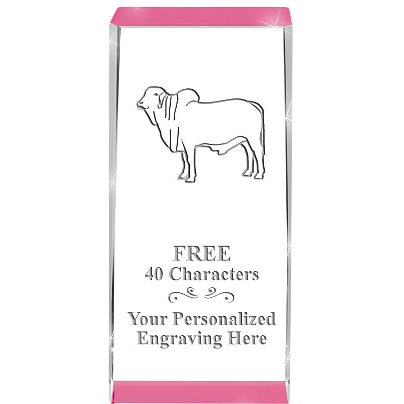 4.5" SPOTLIGHT PINK CRYSTAL