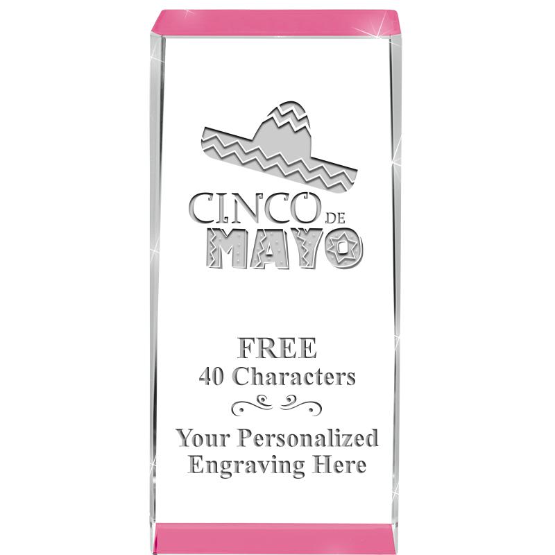 4.5" SPOTLIGHT PINK CRYSTAL