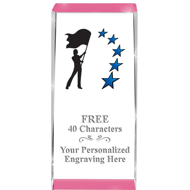 4.5" SPOTLIGHT PINK CRYSTAL