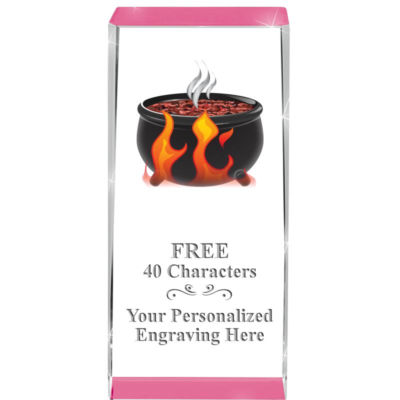 4.5" SPOTLIGHT PINK CRYSTAL