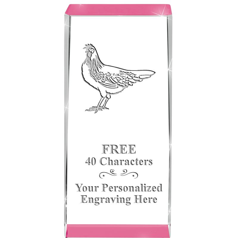 4.5" SPOTLIGHT PINK CRYSTAL