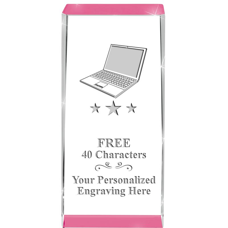 4.5" SPOTLIGHT PINK CRYSTAL