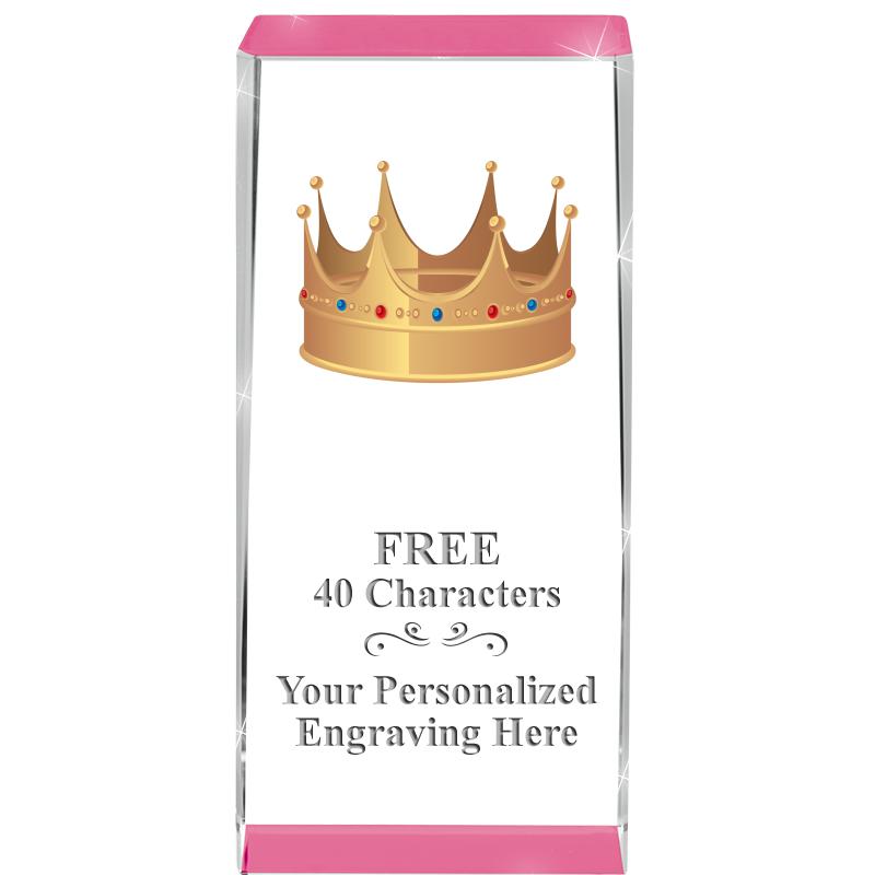 4.5" SPOTLIGHT PINK CRYSTAL