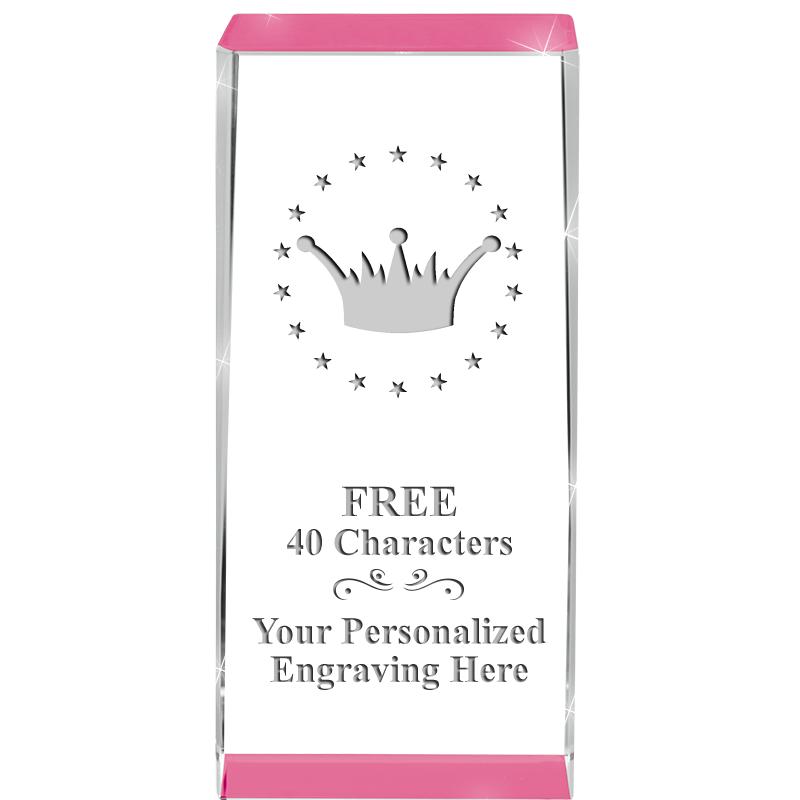 4.5" SPOTLIGHT PINK CRYSTAL