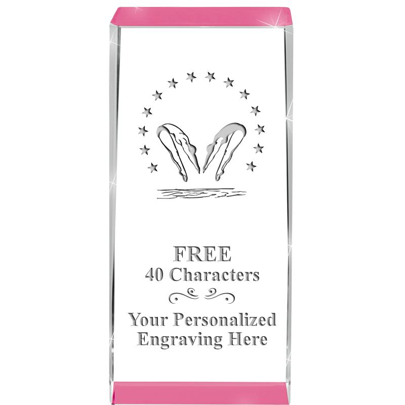 4.5" SPOTLIGHT PINK CRYSTAL