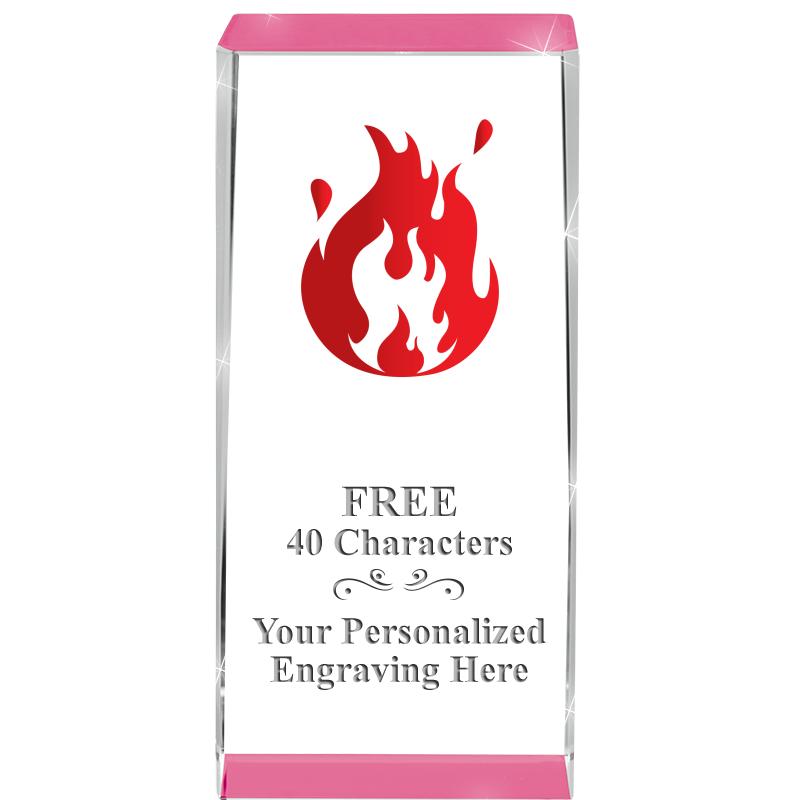 4.5" SPOTLIGHT PINK CRYSTAL