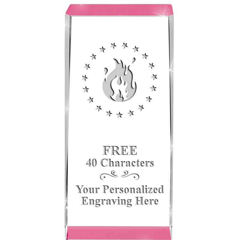 4.5" SPOTLIGHT PINK CRYSTAL