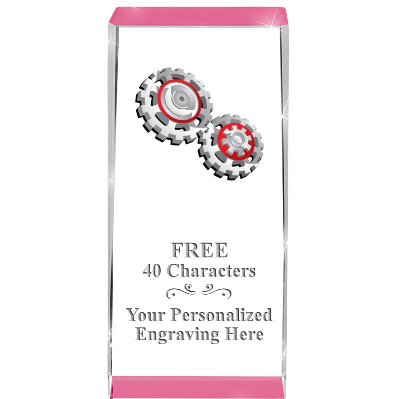 4.5" SPOTLIGHT PINK CRYSTAL