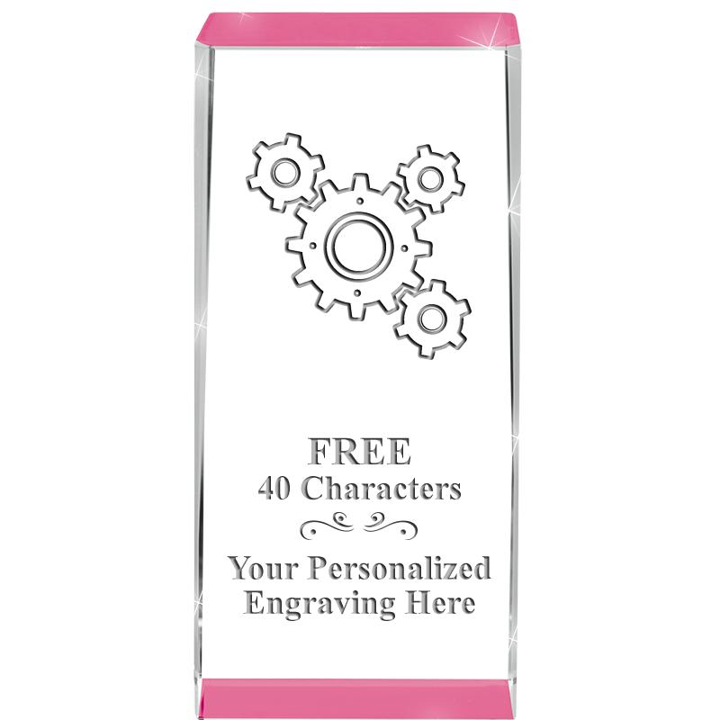 4.5" SPOTLIGHT PINK CRYSTAL