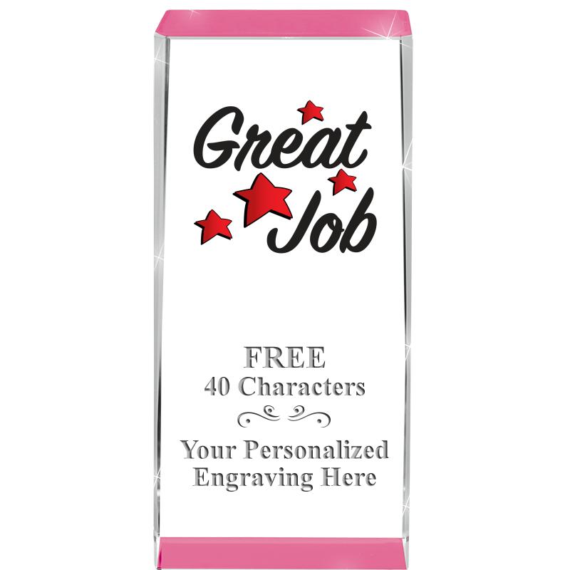 4.5" SPOTLIGHT PINK CRYSTAL