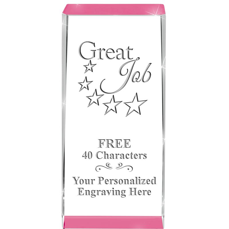 4.5" SPOTLIGHT PINK CRYSTAL