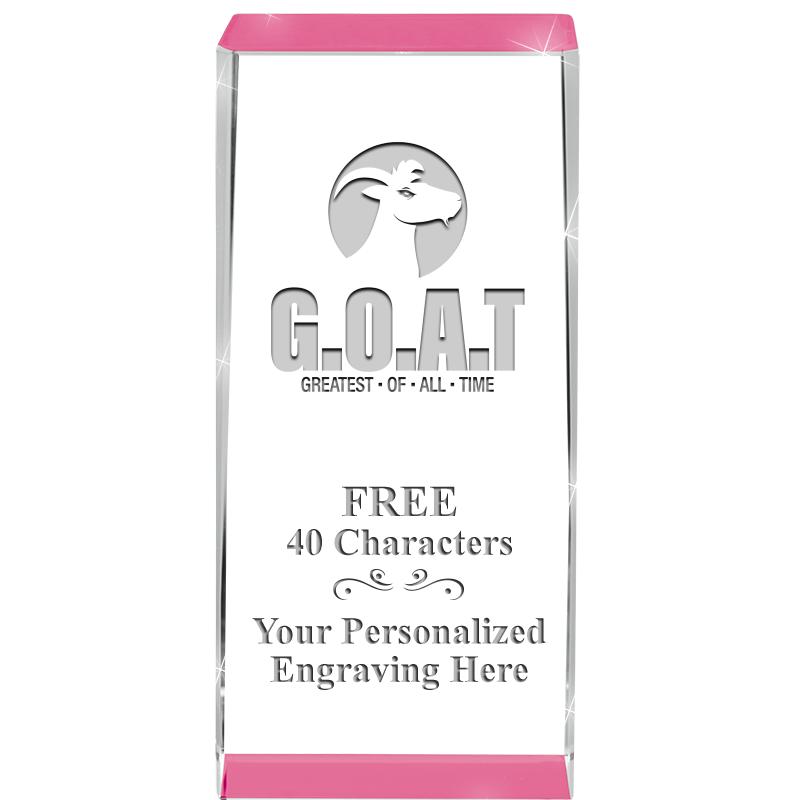 4.5" SPOTLIGHT PINK CRYSTAL