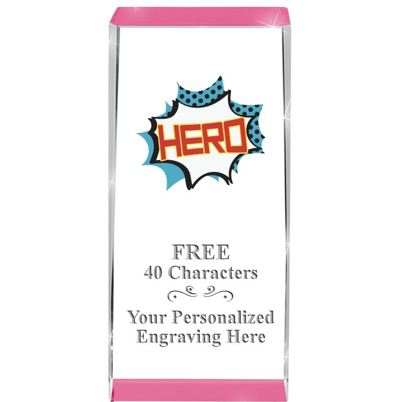 4.5" SPOTLIGHT PINK CRYSTAL