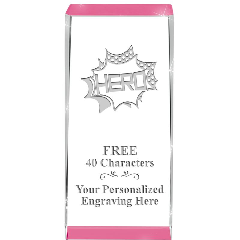 4.5" SPOTLIGHT PINK CRYSTAL