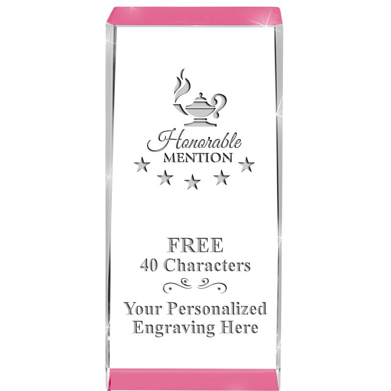 4.5" SPOTLIGHT PINK CRYSTAL