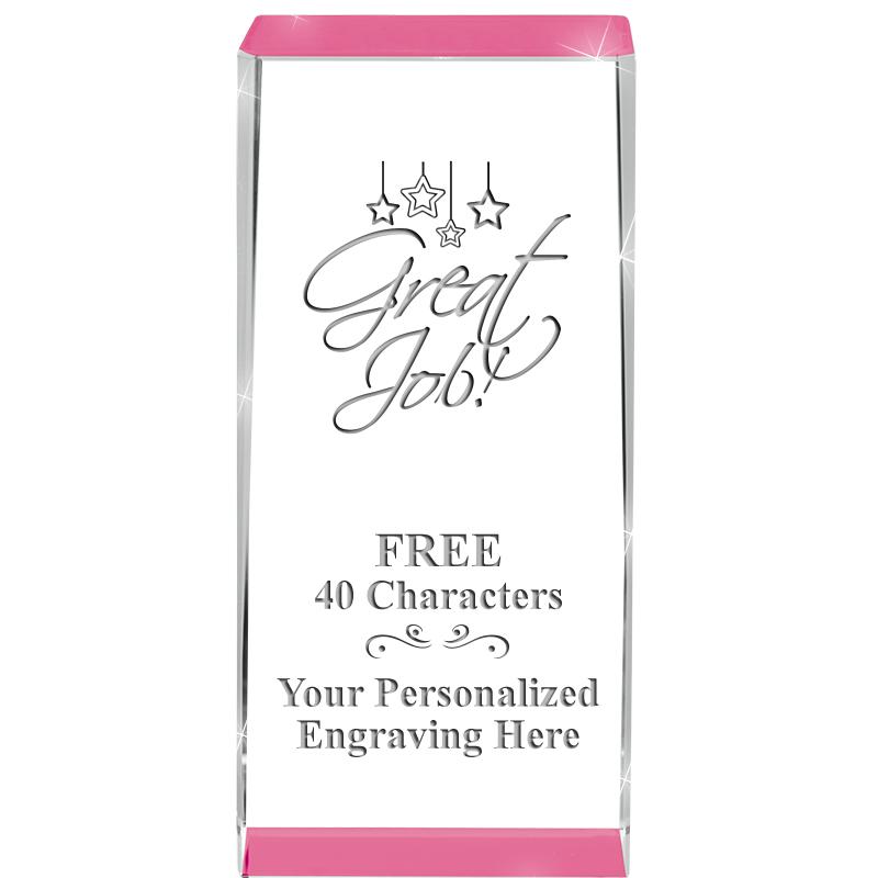 4.5" SPOTLIGHT PINK CRYSTAL