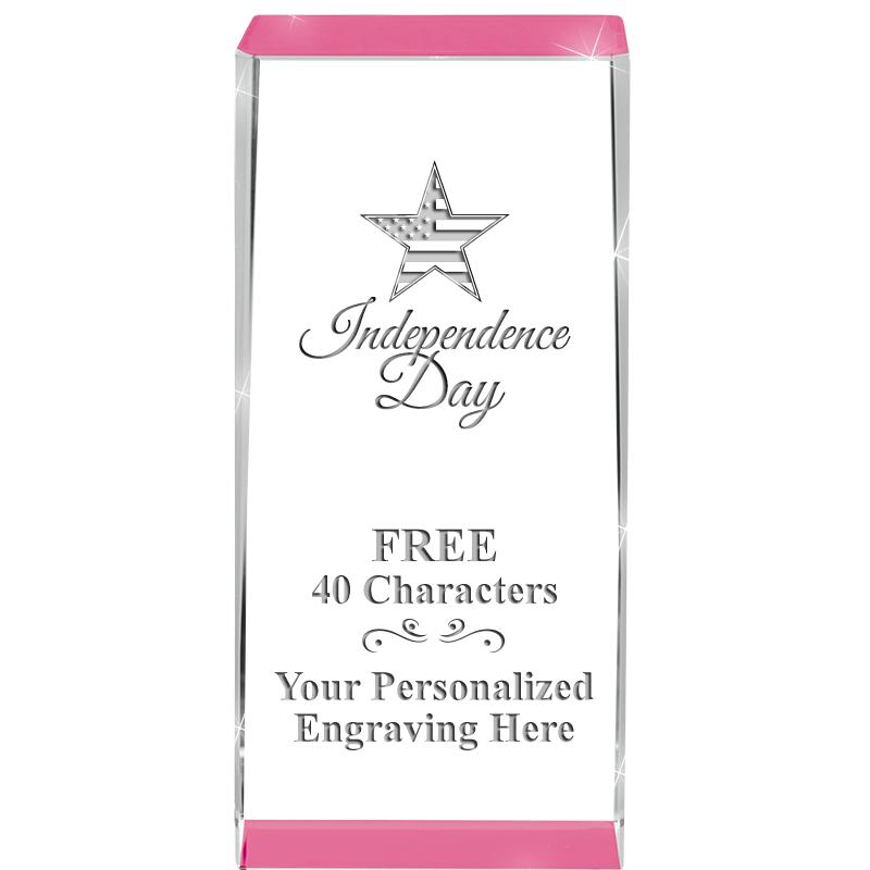 4.5" SPOTLIGHT PINK CRYSTAL