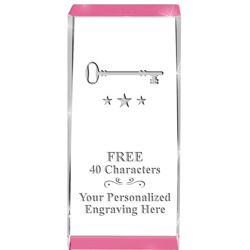 4.5" SPOTLIGHT PINK CRYSTAL