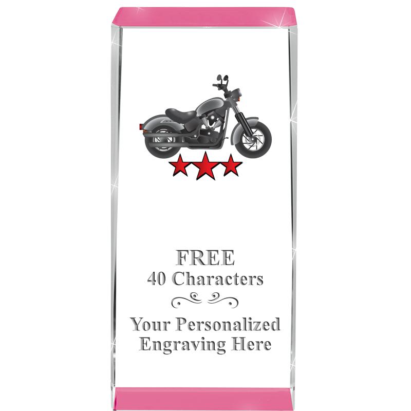 4.5" SPOTLIGHT PINK CRYSTAL