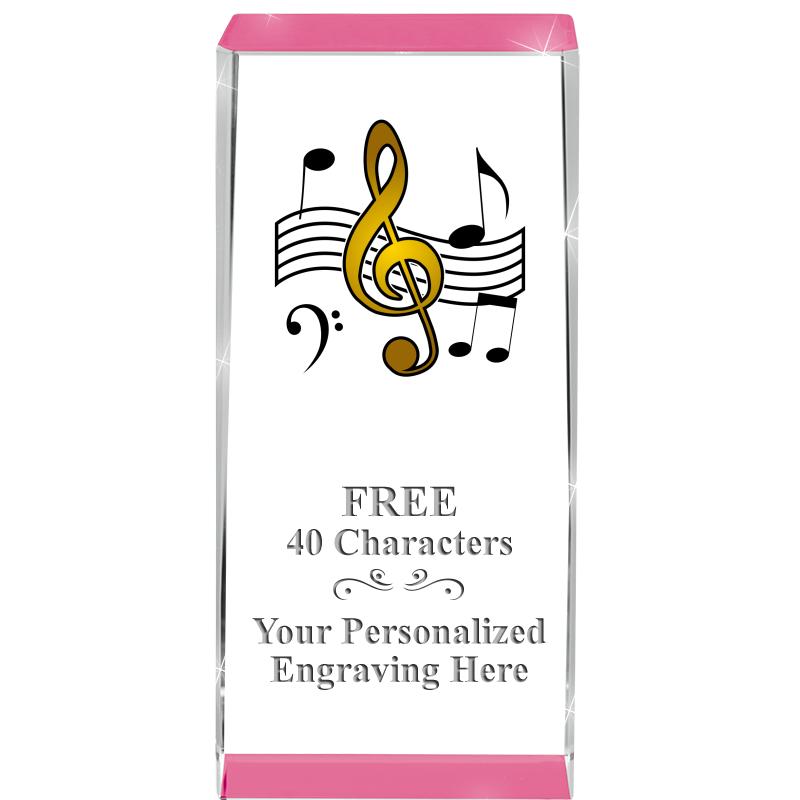 4.5" SPOTLIGHT PINK CRYSTAL