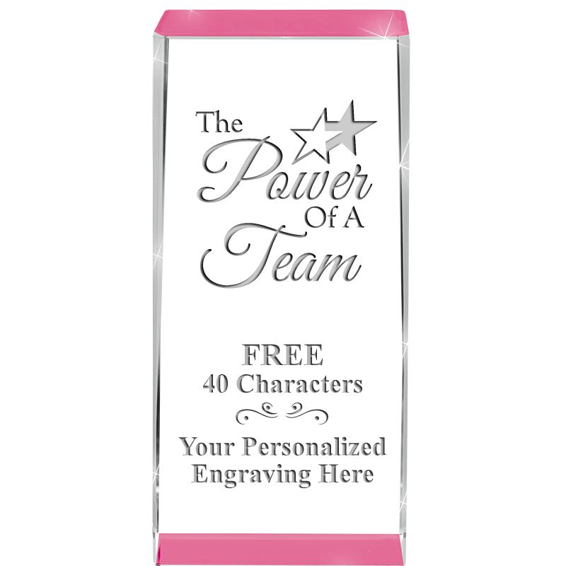 4.5" SPOTLIGHT PINK CRYSTAL