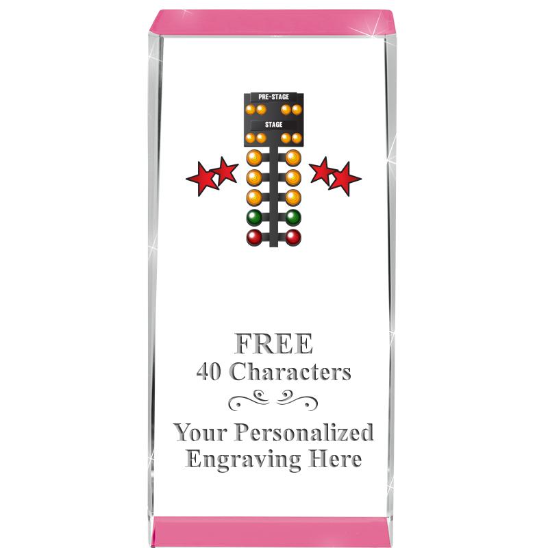 4.5" SPOTLIGHT PINK CRYSTAL