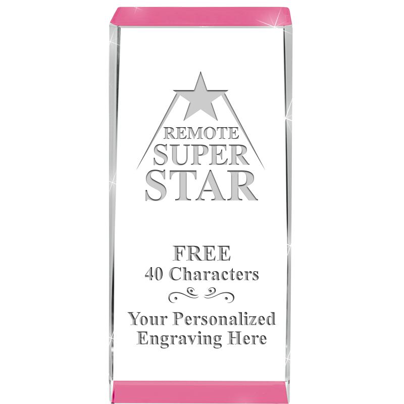 4.5" SPOTLIGHT PINK CRYSTAL