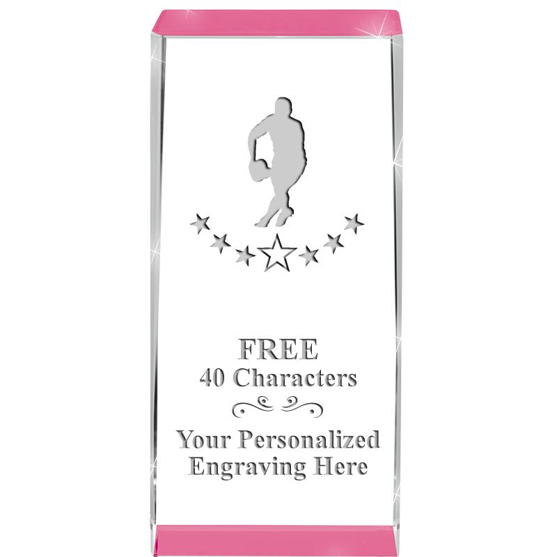 4.5" SPOTLIGHT PINK CRYSTAL