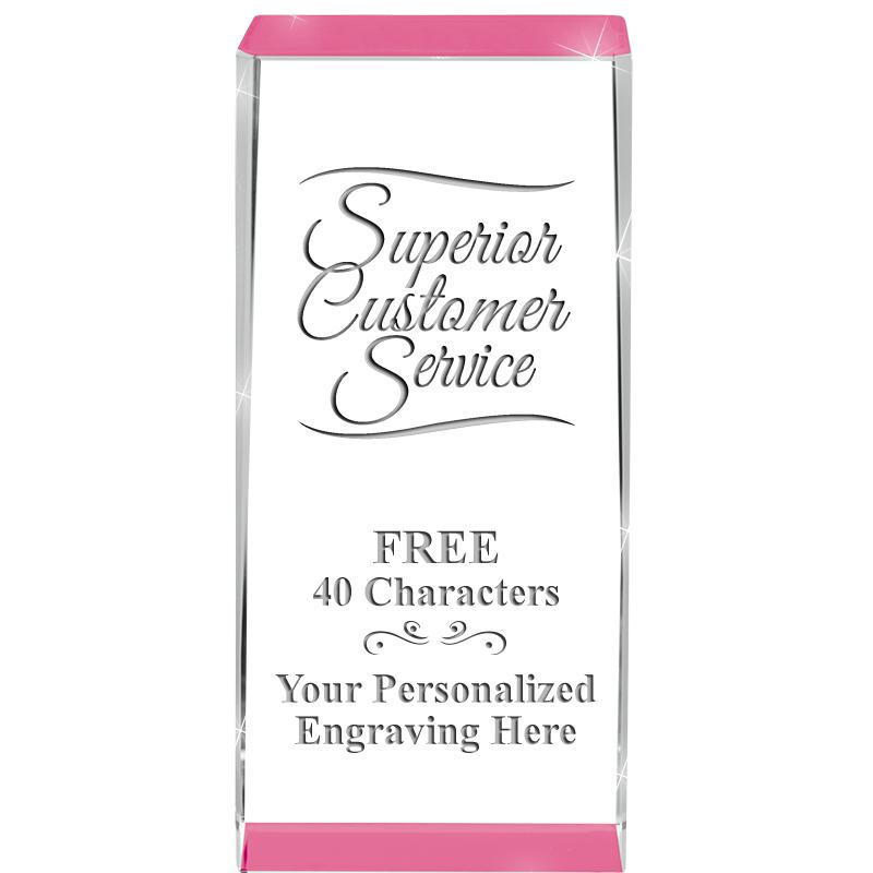 4.5" SPOTLIGHT PINK CRYSTAL