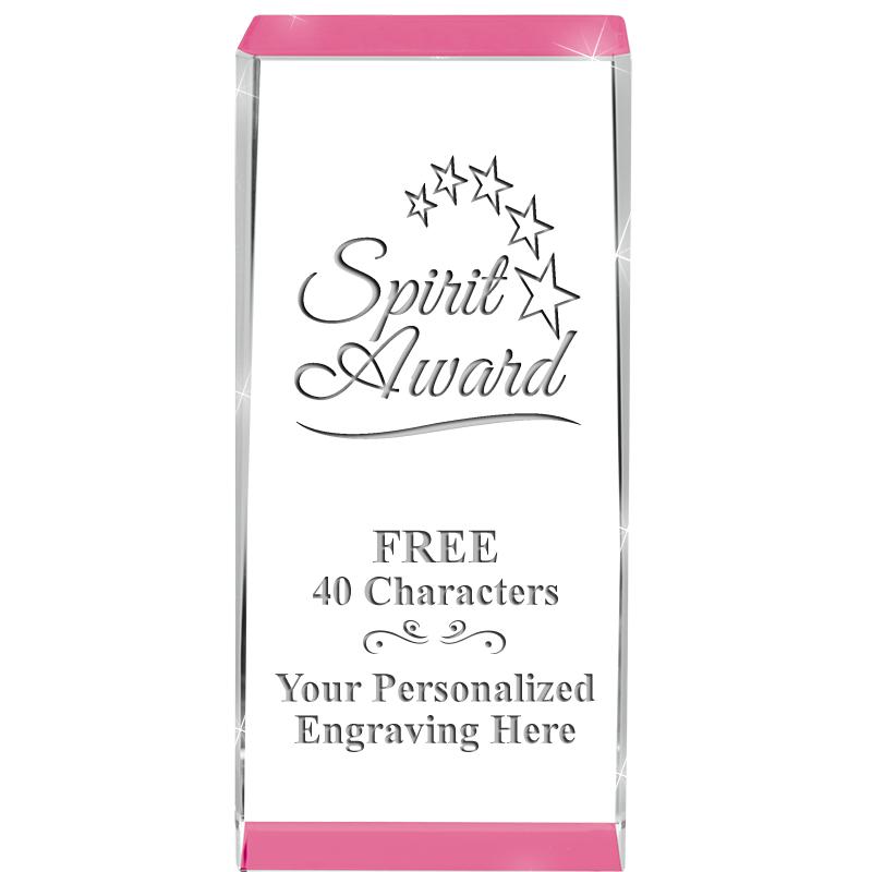 4.5" SPOTLIGHT PINK CRYSTAL