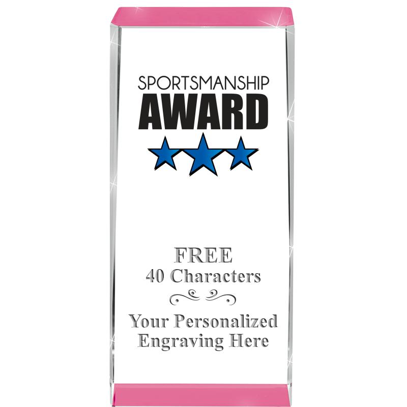 4.5" SPOTLIGHT PINK CRYSTAL