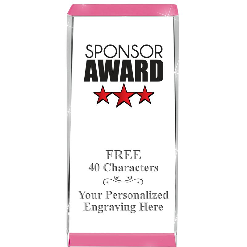 4.5" SPOTLIGHT PINK CRYSTAL