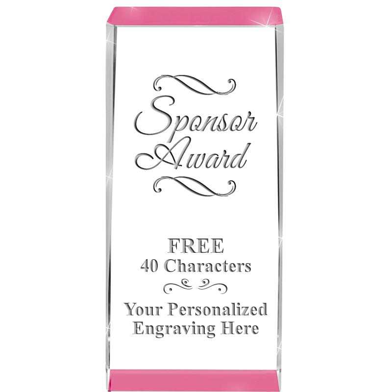 4.5" SPOTLIGHT PINK CRYSTAL