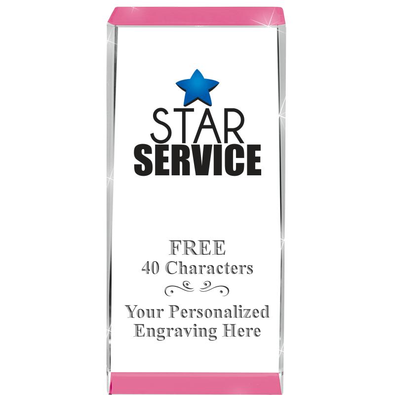 4.5" SPOTLIGHT PINK CRYSTAL