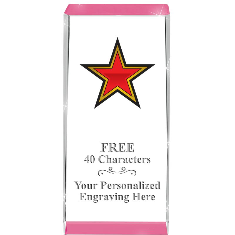 4.5" SPOTLIGHT PINK CRYSTAL