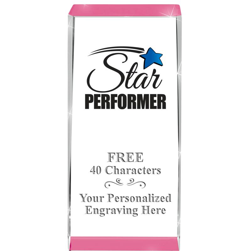 4.5" SPOTLIGHT PINK CRYSTAL