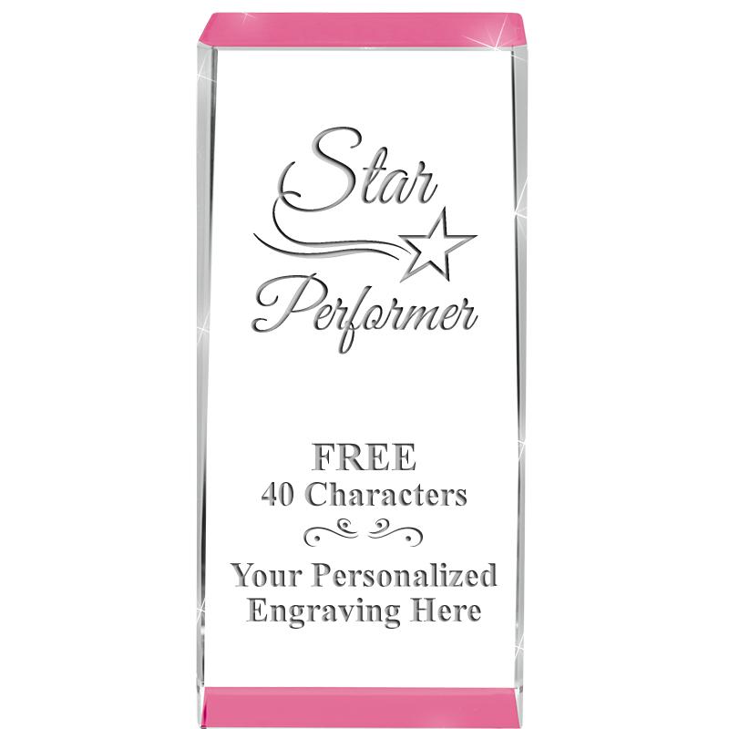 4.5" SPOTLIGHT PINK CRYSTAL