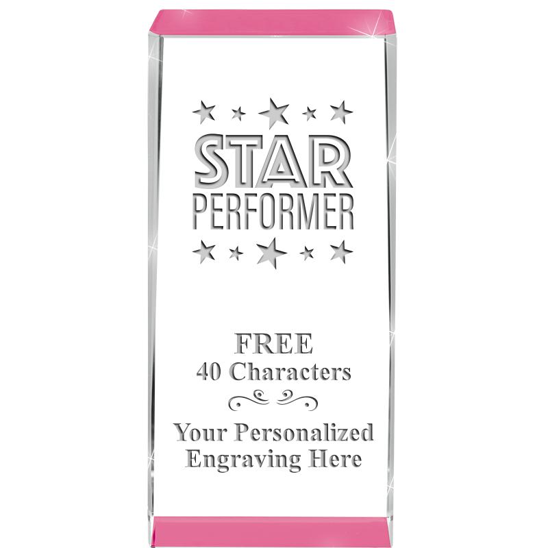 4.5" SPOTLIGHT PINK CRYSTAL