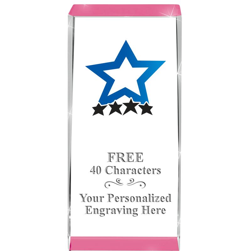 4.5" SPOTLIGHT PINK CRYSTAL